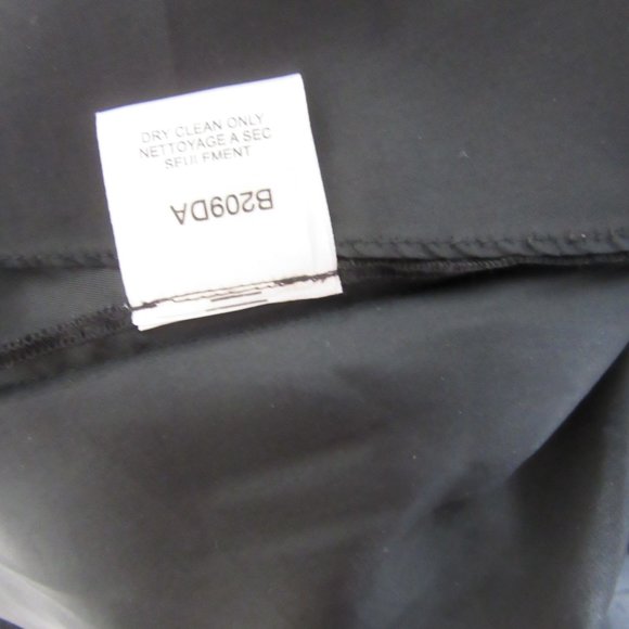 BCBG MaxAzria Black Silk Strapless Tiered Ruffle Formal Semi Midi Dress Size 4 - Picture 10 of 11